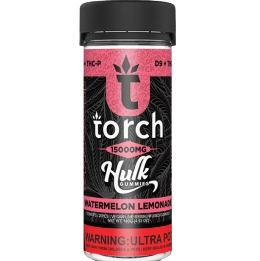 Gomitas Live Resin Hulk de Torch | 15000 mg WATERMELON LEMONADE